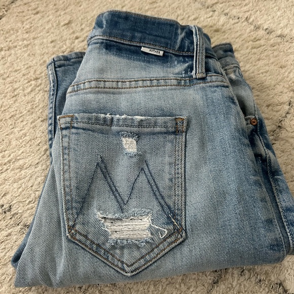 MOTHER SUPERIOR Denim Superior The Tomcat Jeans 24 Confession Relaxed Distressed - Picture 7 of 13